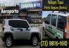 Transfer e Traslados. Receptivo para Cara�va